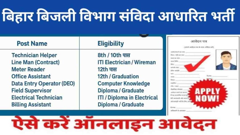 Bihar Bijli Vibhag job