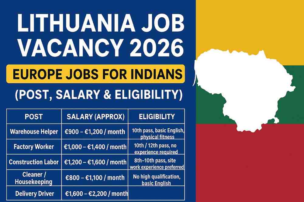 Lithuania Job Vacancy