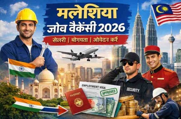 Malaysia Job Vacancy 2026: मलेशिया में नई भर्ती, सैलरी और योग्यता Apply ...
