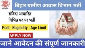 Bihar Rural Housing Recruitment