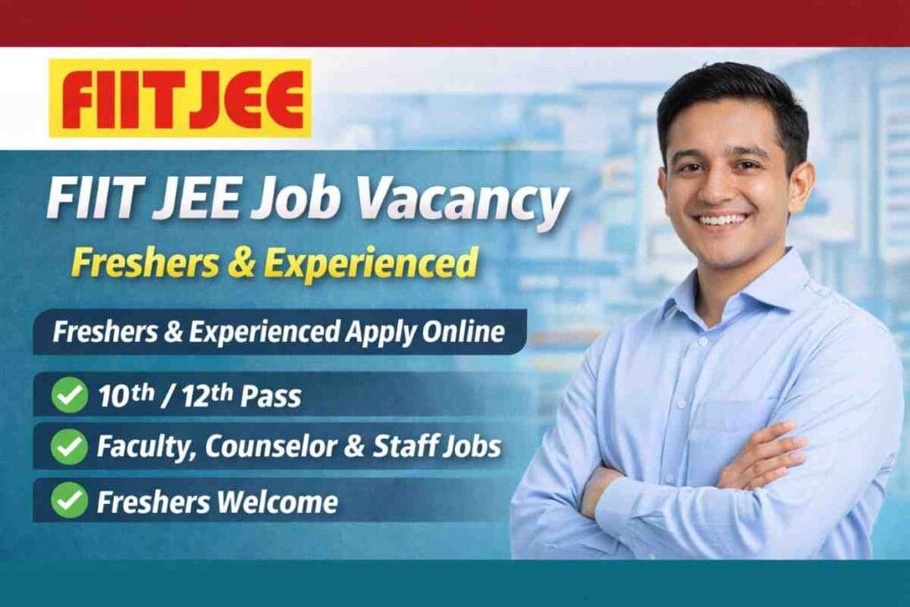 FIIT JEE Job Vacancy