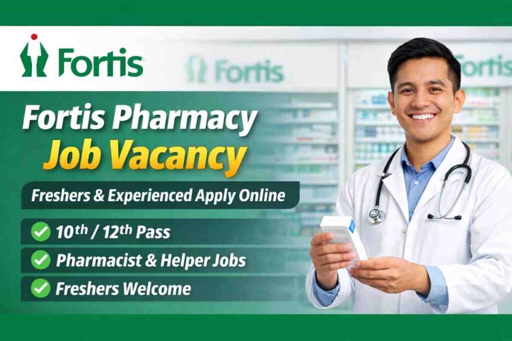 Fortis Pharmacy Job Vacancy