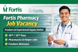 Fortis Pharmacy Job Vacancy