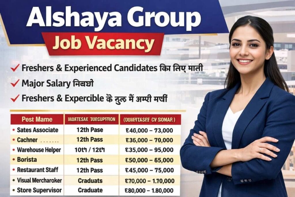 Alshaya Group Job Vacancy
