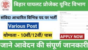 Bihar Pilot Project Unit