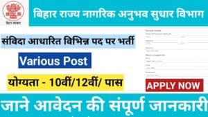 Bihar State Citizen Experience Improvement