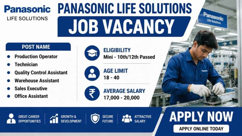Panasonic Life Solutions Job Vacancy