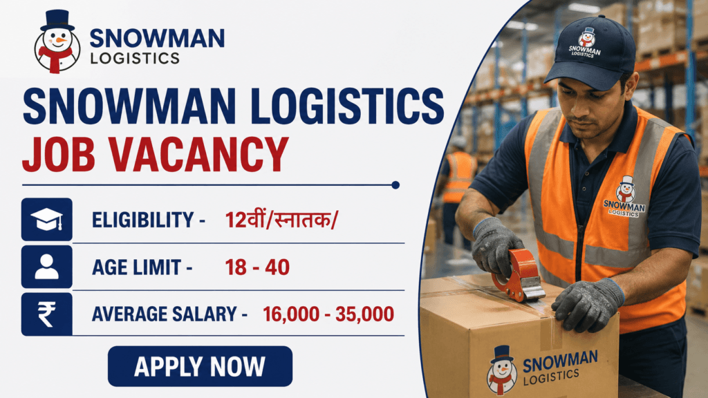 Snowman Logistics job vacancy