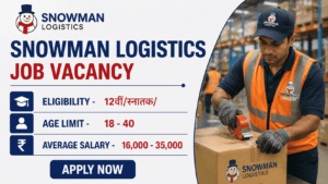 Snowman Logistics job vacancy