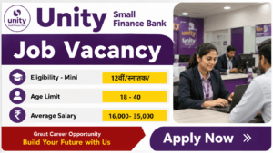 unity job vacancy