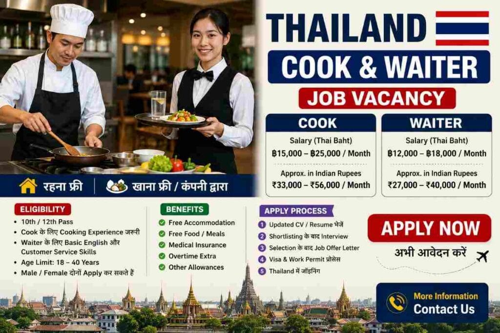 Thailand Cook & Waiter